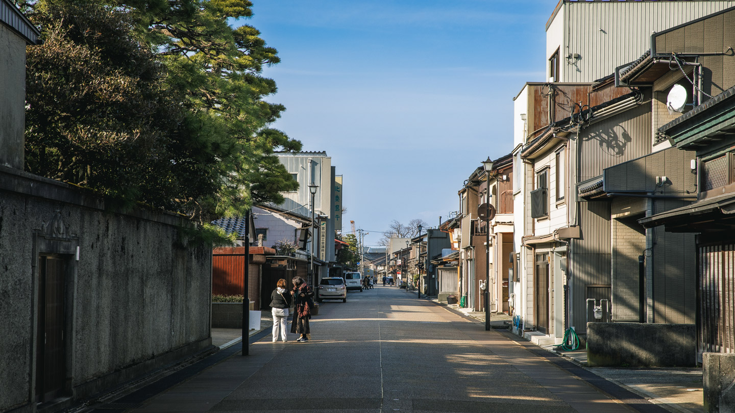 岩瀬の街並み