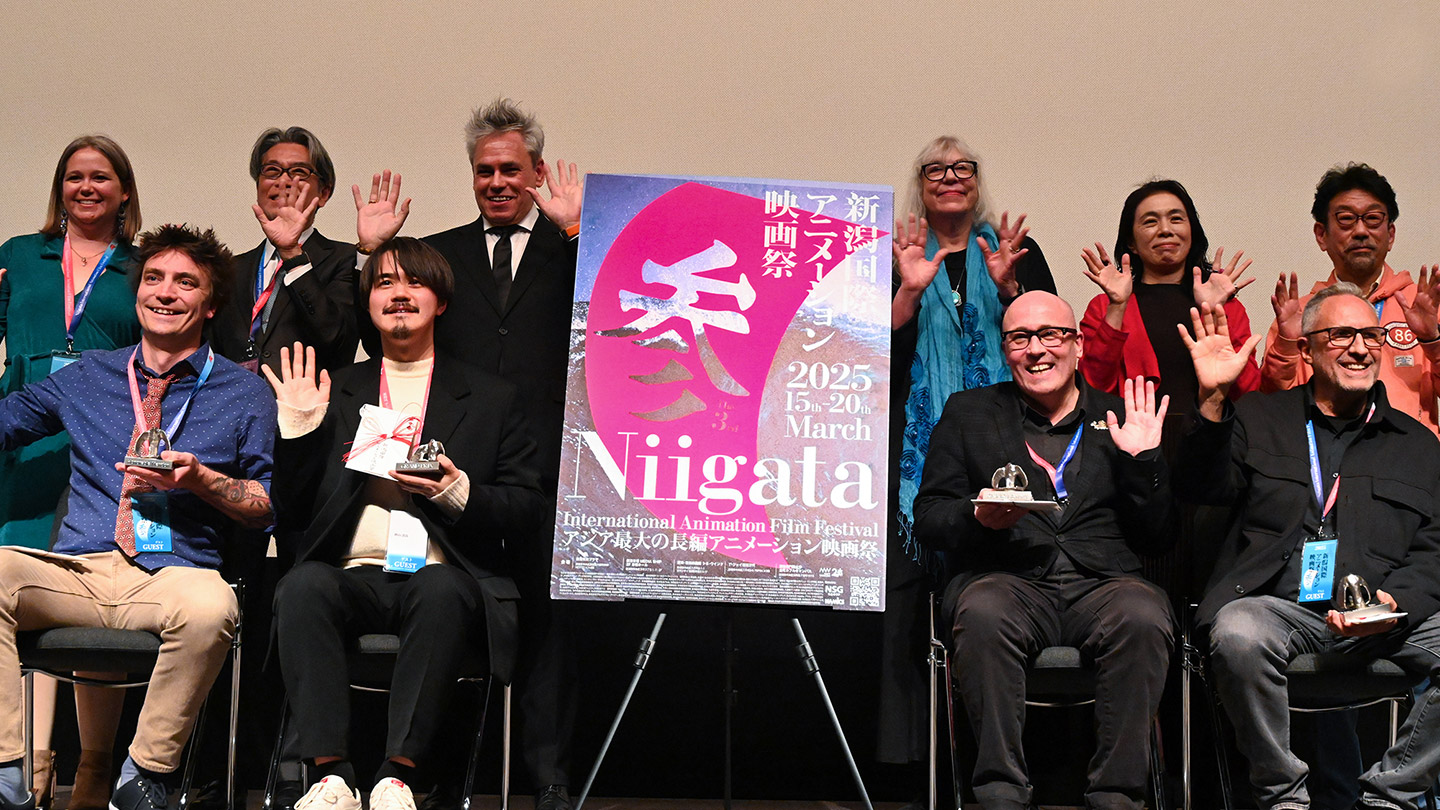 第3回の同映画祭で、グランプリ、傾奇賞、境界賞、奨励賞を受賞したアニメーション作家たち