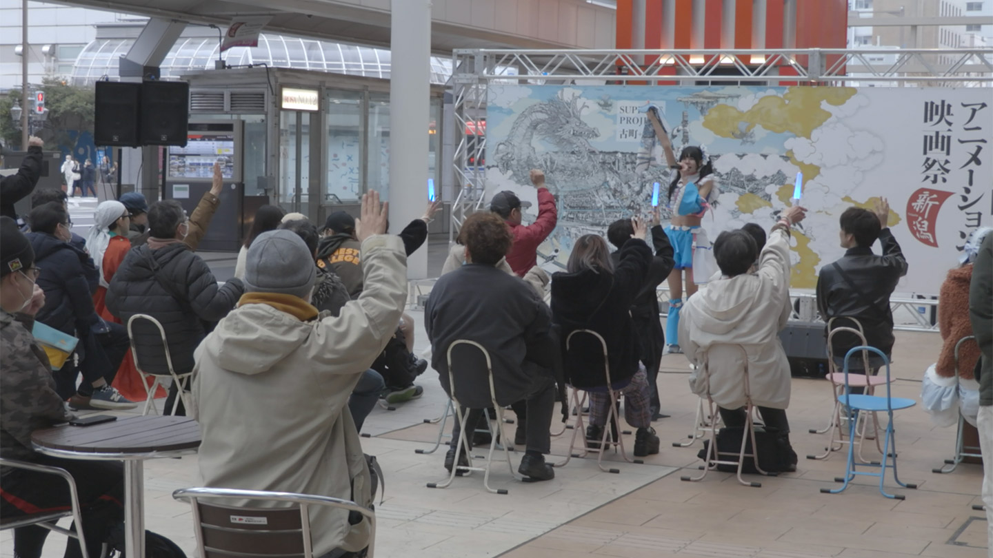 ルフル前で行われたイベントの様子