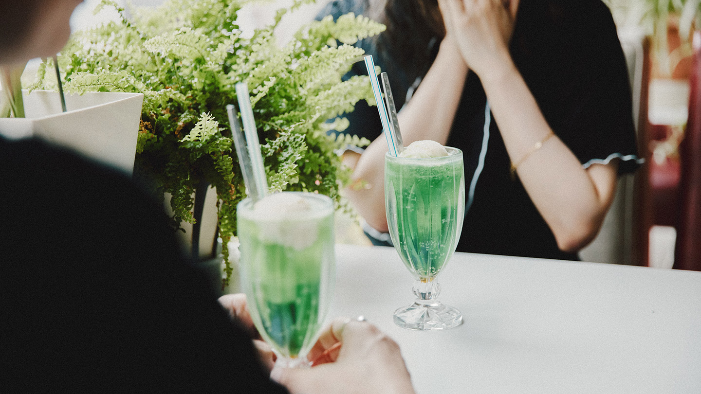 『少女邂逅』の主人公・ミユリがはじめて飲んだクリームソーダ