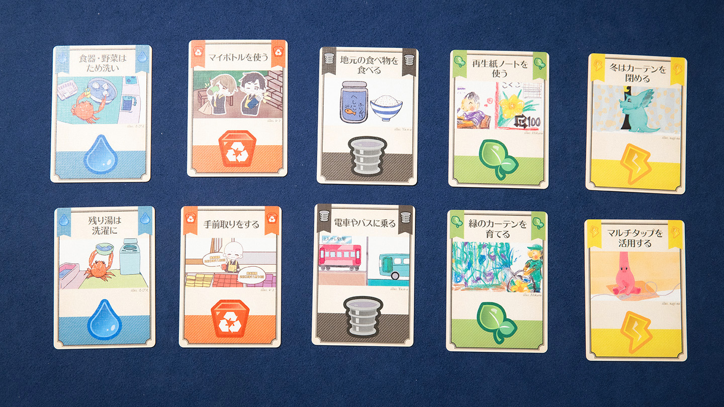 SDGsの課題カードの例
