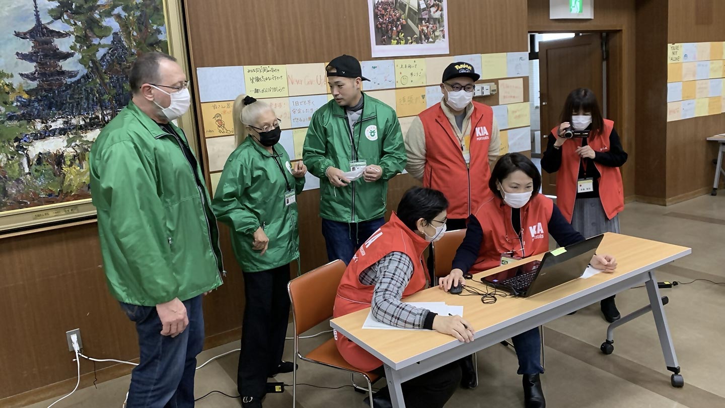 小松市国際交流協会と行った外国人防災リーダーの交流（画像提供：総社市 人権・まちづくり課）