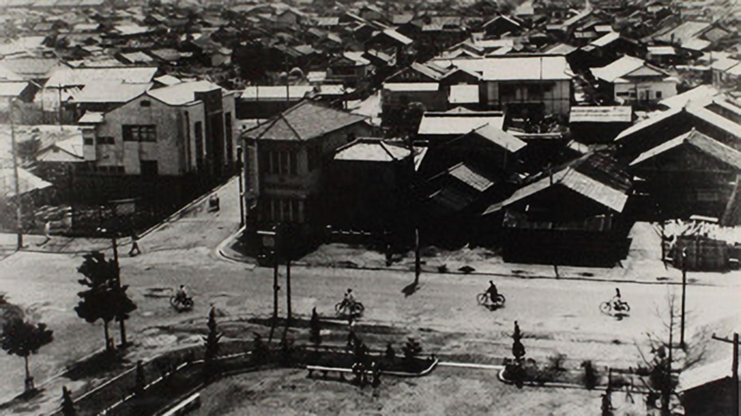 1950年頃の一宮市の様子