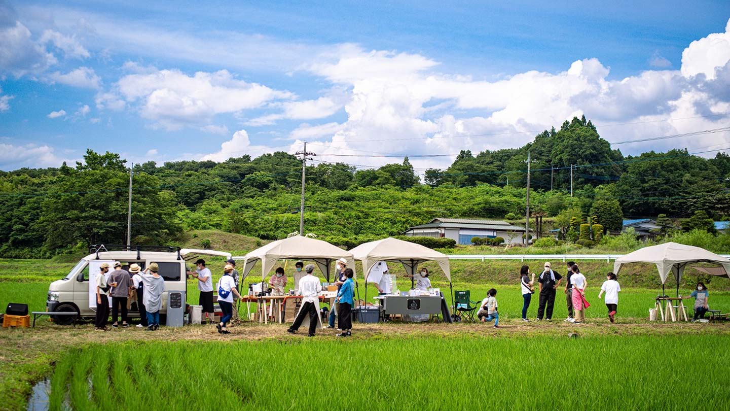 コーヒーや純米甘酒、梅ソーダなどが楽しめるTan Cafe（タンカフェ）の様子