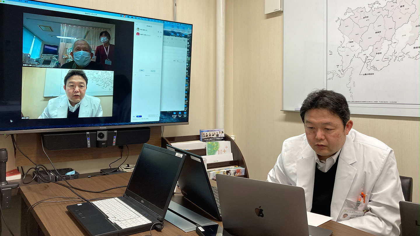 山口県立総合医療センター へき地医療支援センター センター長の原田昌範さん