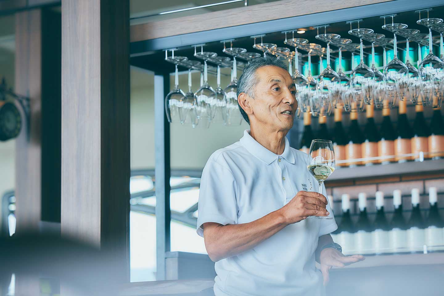 NIKI Hills Winery総支配人の舟津圭三さん