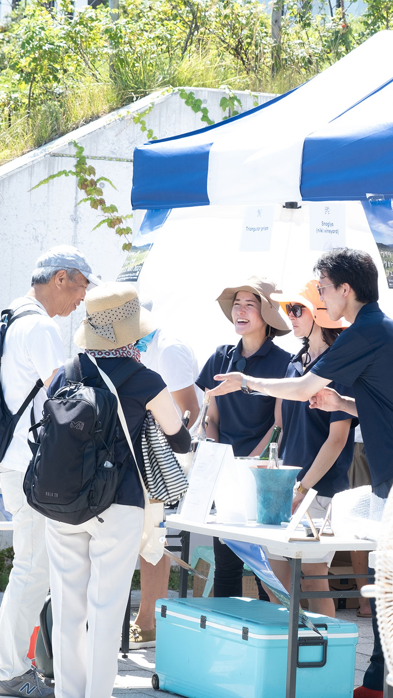 仁木町ワイリングウォークフェスNIKI2023の様子