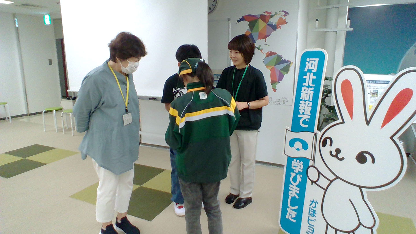 子どもたちの活動をサポートする地域ボランティアの方々