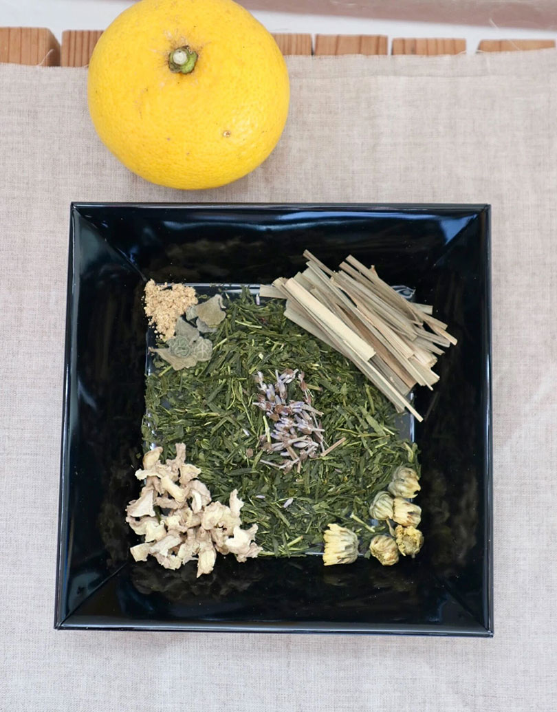 およそ6種類のブレンド素材が使われている