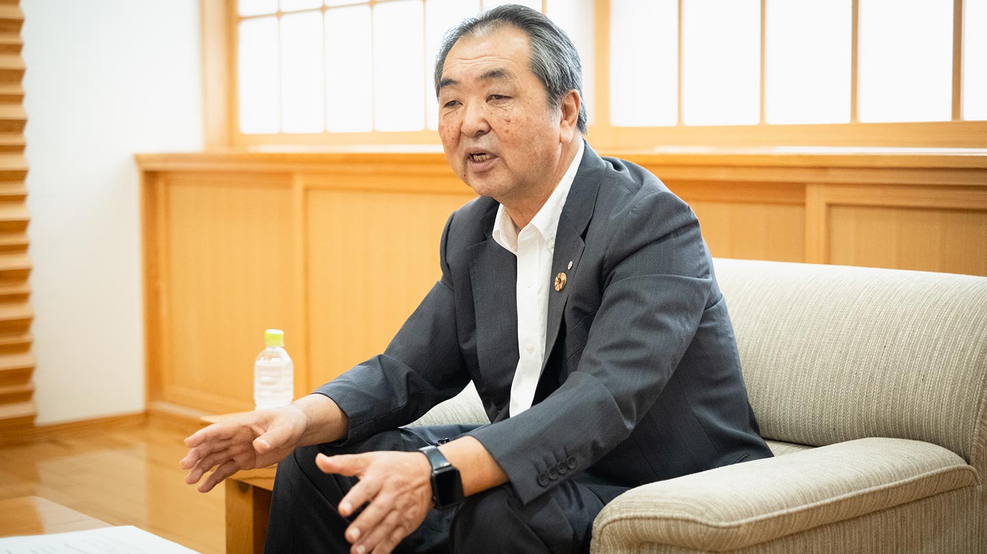 住田町長の神田謙一さん
