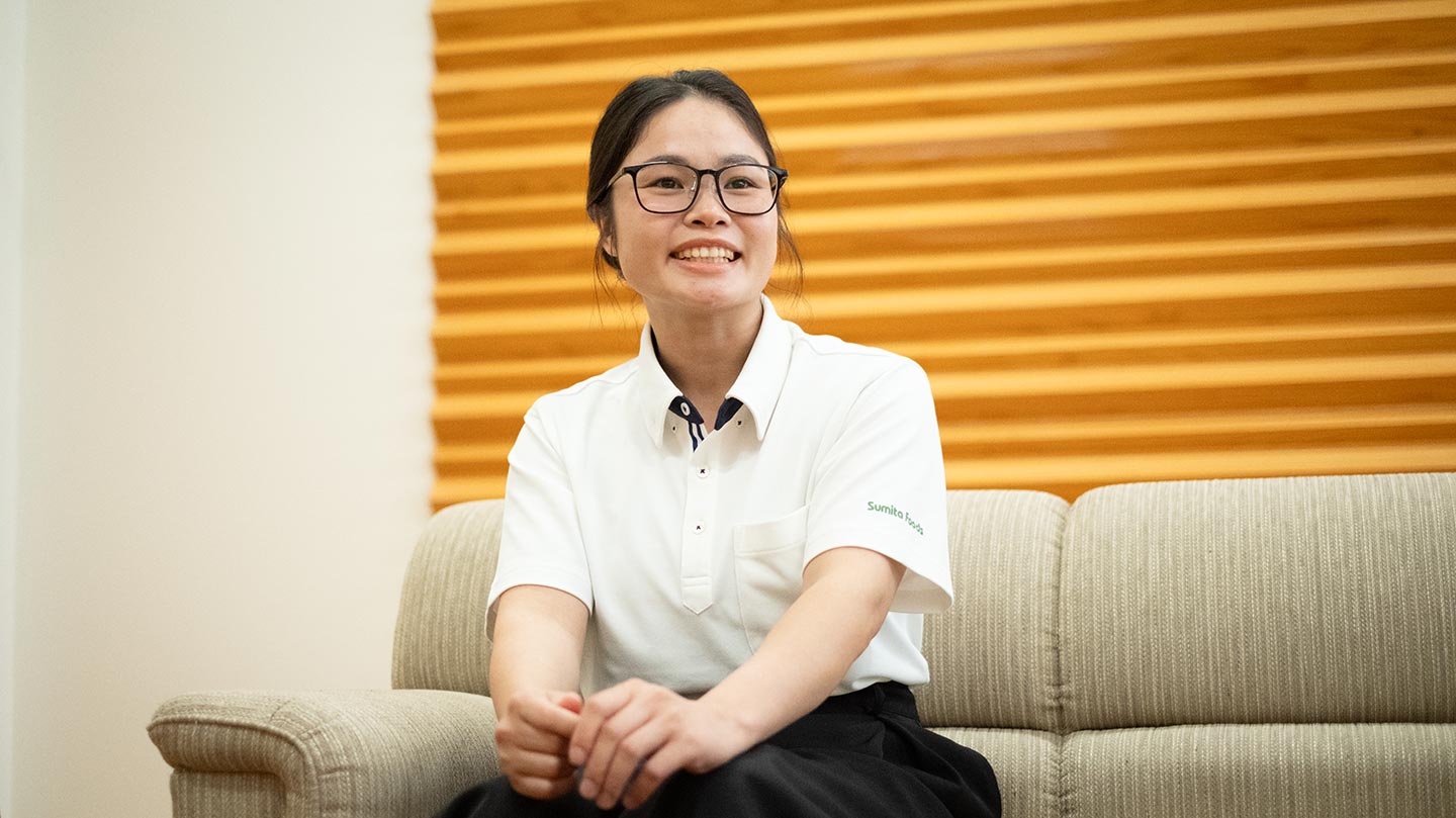 住田フーズのファン・ティ・ビックさん