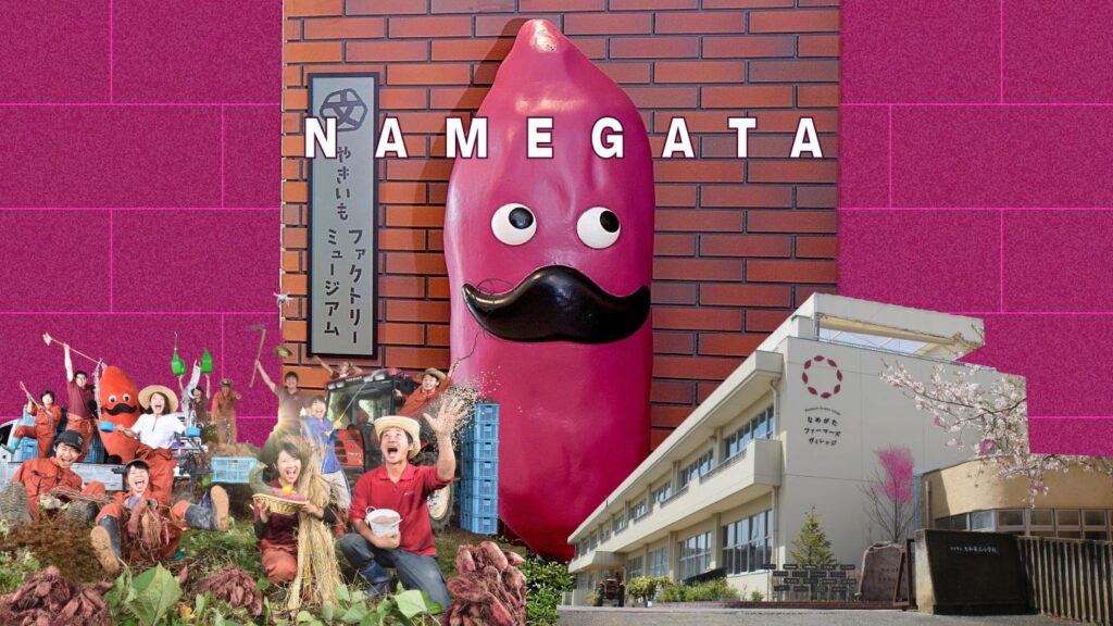 らぽっぽなめがたファーマーズヴィレッジのイメージヴィジュアル