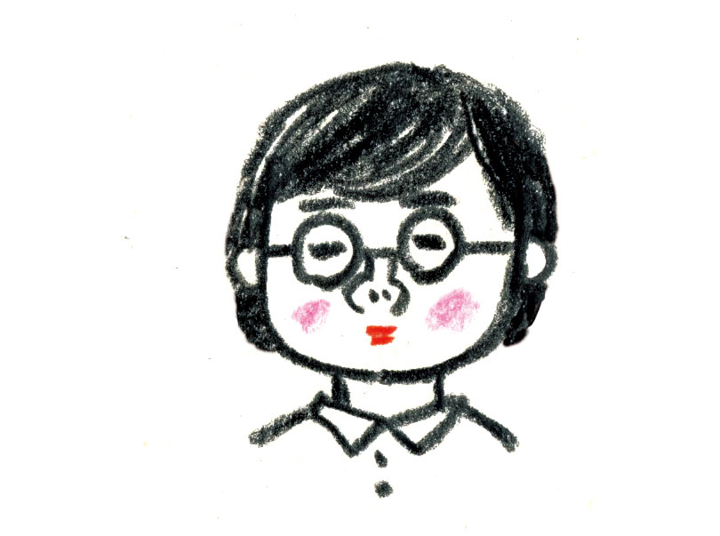 柴田ケイコさんの自画像