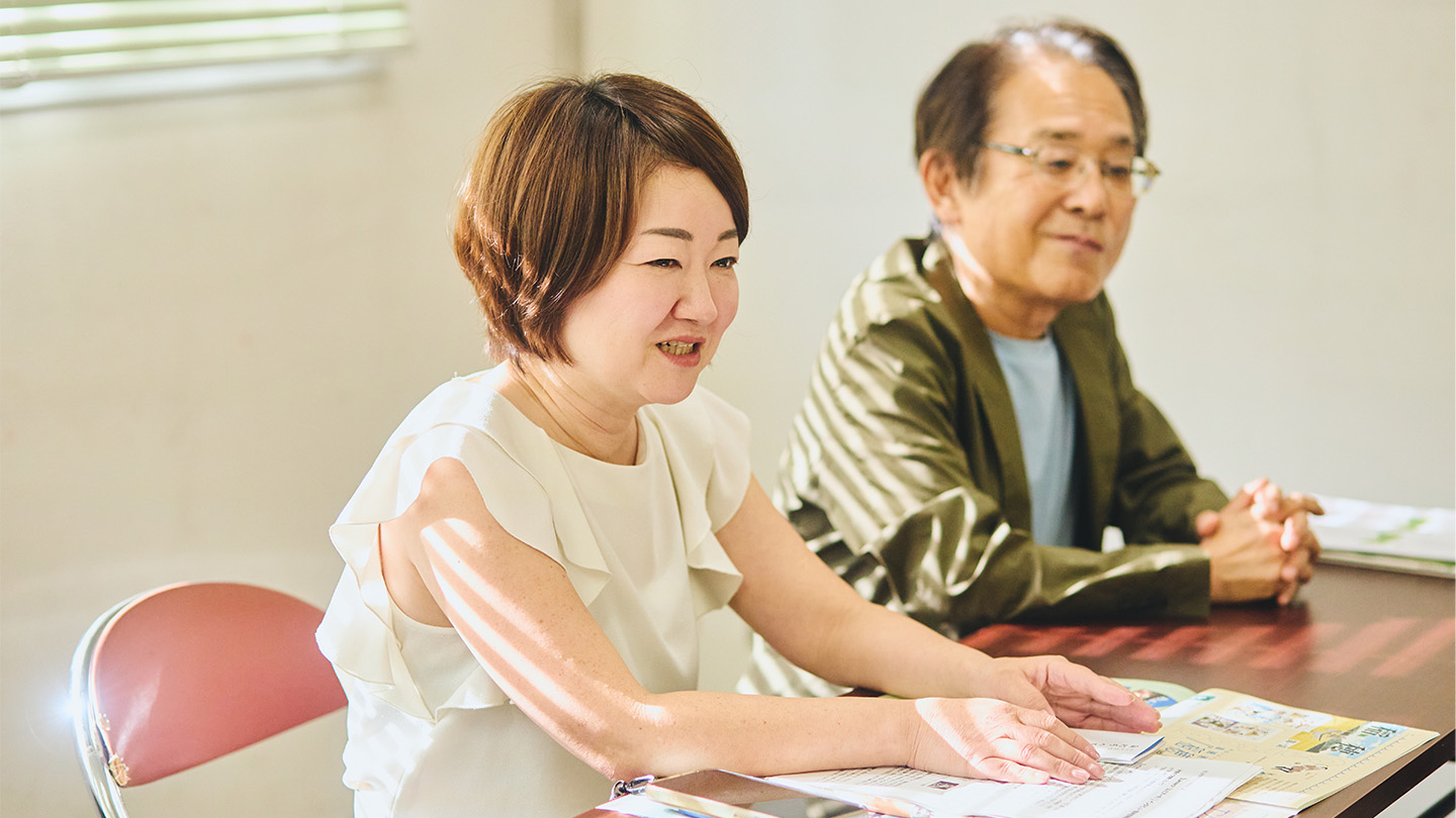 お話する原田さん